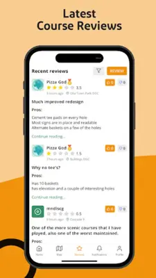 Disc Golf Course Review android App screenshot 2