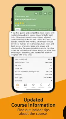 Disc Golf Course Review android App screenshot 3